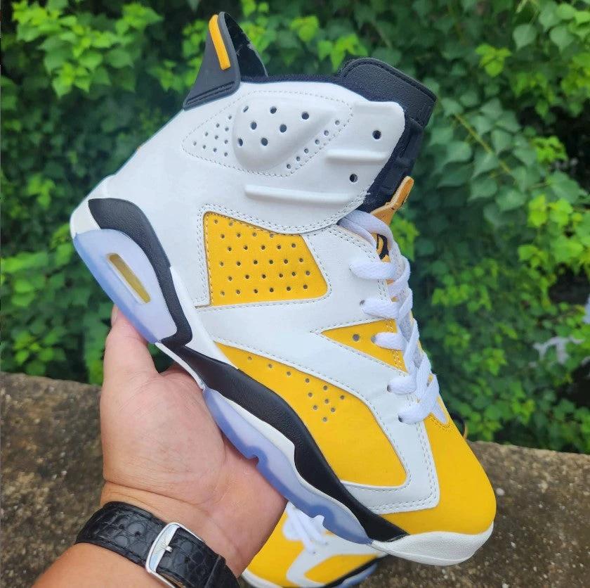 Air Jordan 6 Yellow Ochre Shoes Sneakers by Air Jordan
