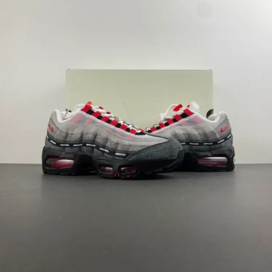 Air Max 95 SP x Undefeated Geo Tokyo Bright Crimson Shoes Sneakers by Air Jordan