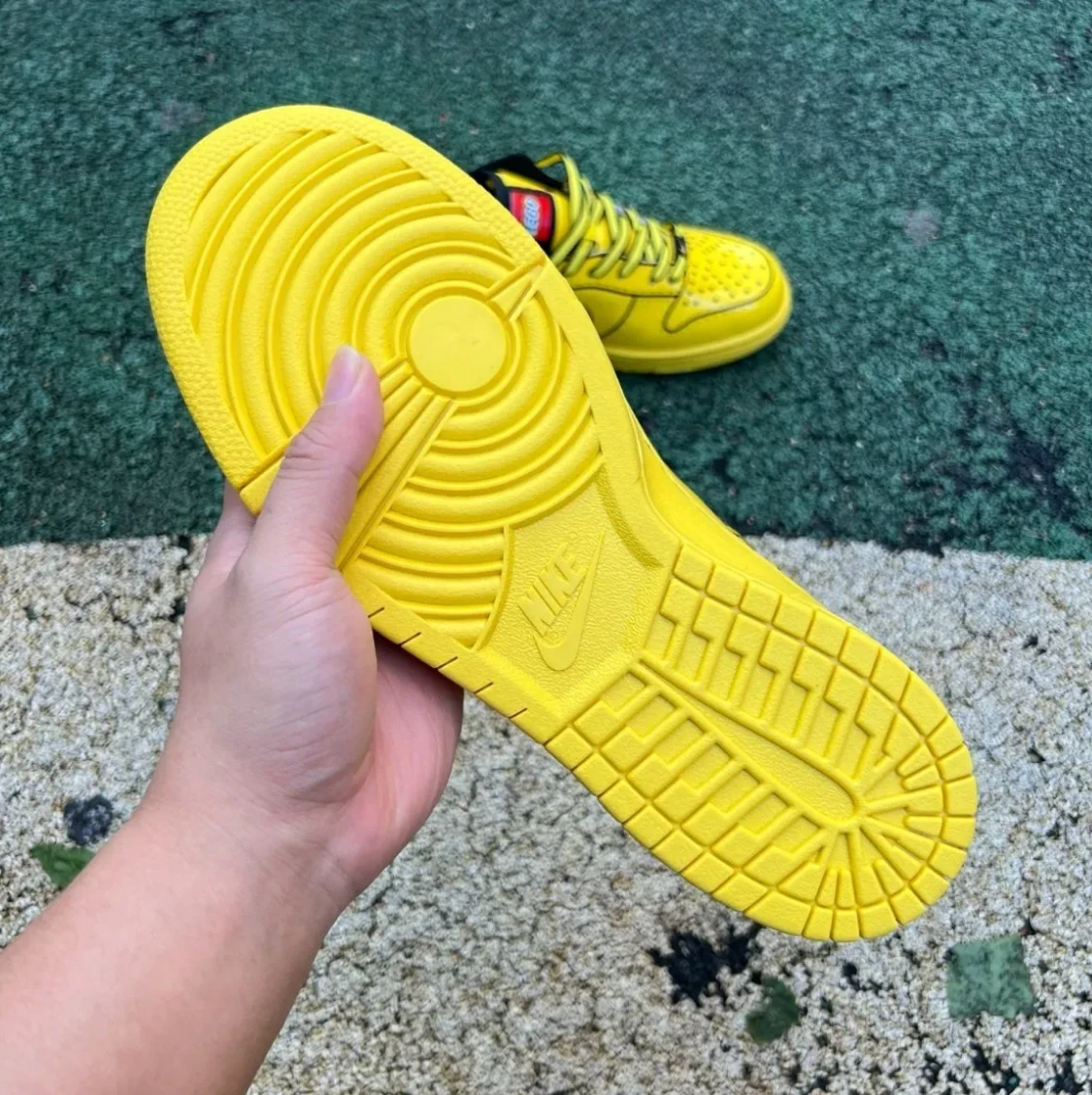 Dunk Low x LEGO Tour Yellow Shoes Sneakers by Air Jordan