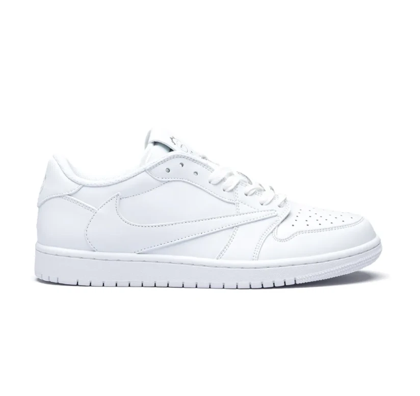 Travis Scott x AJ 1 Low White Party Shoes Sneakers by Air Jordan