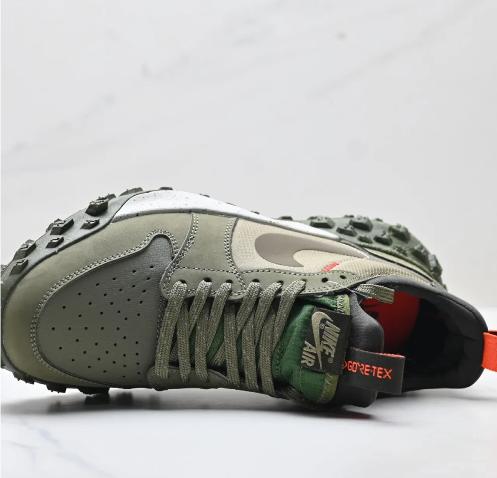 Air Jordan 1 Low Element GoreTex Medium Olive Shoes Sneakers by Air Jordan