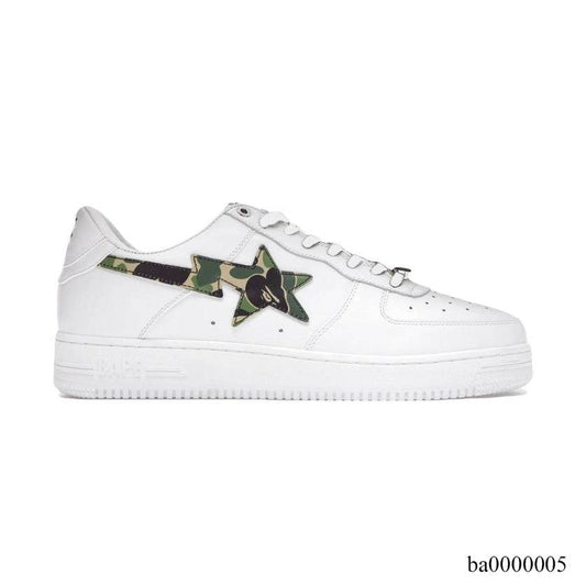 Bape Sta ABC Camo White Green Shoes Sneakers by Air Jordan
