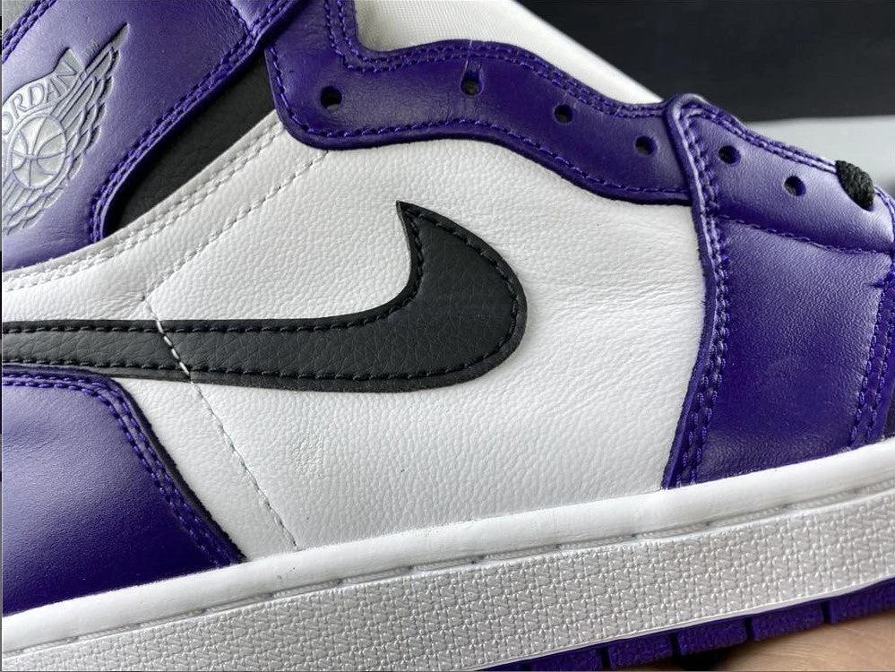 Air Jordan 1 Retro High Court Purple White Shoes Sneakers by Air Jordan
