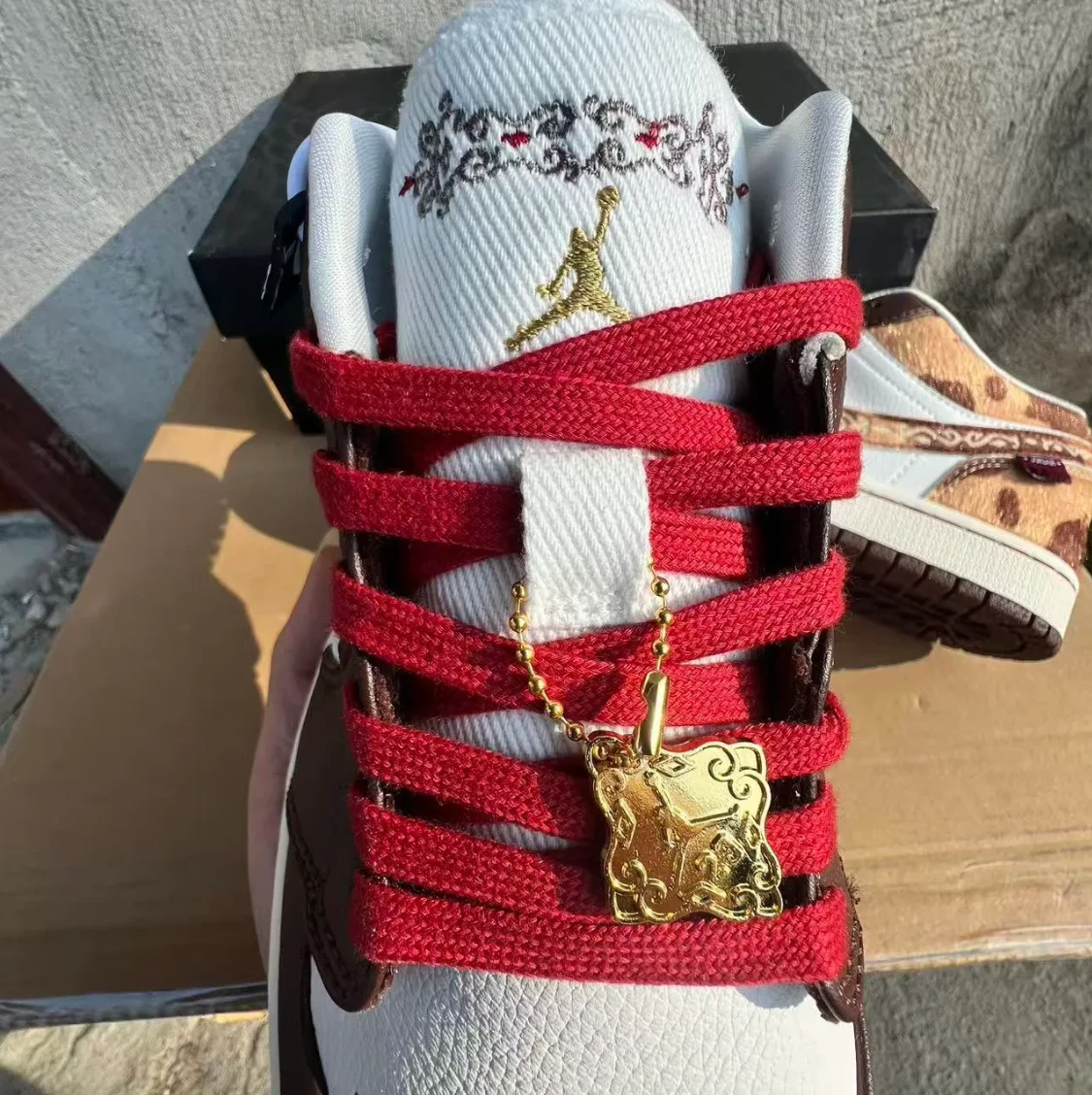 Air Jordan 1 Low SE Year of the Horse Shoes Sneakers by Air Jordan