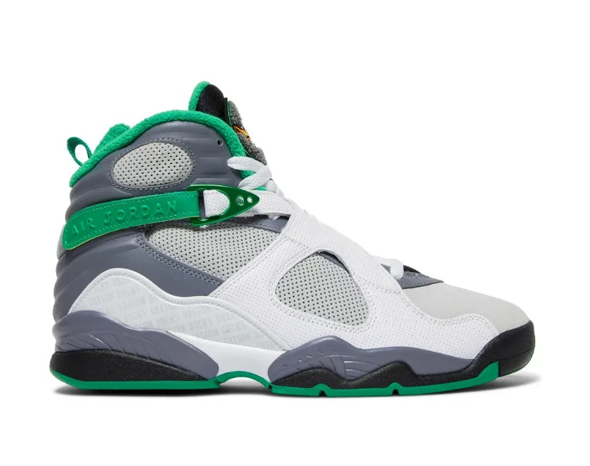 Air Jordan 8 Oregon PE Pure Platinum Shoes Sneakers by Air Jordan