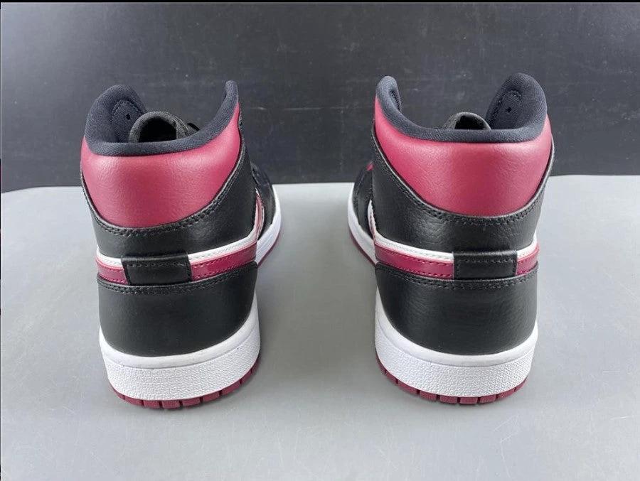 Air Jordan 1 Mid Bred Toe Shoes Sneakers by Air Jordan