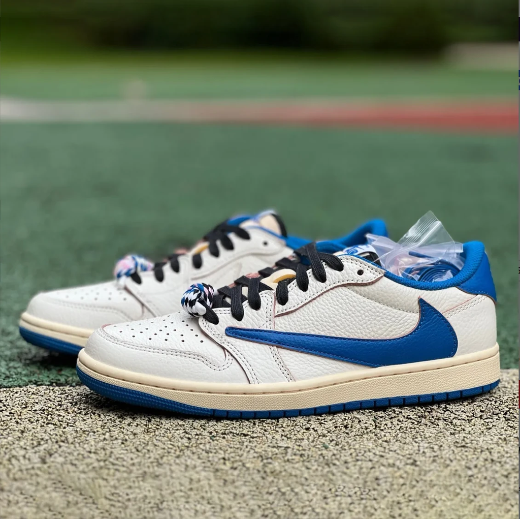 Travis Scott x Fragment x Air Jordan 1 Low 2025 Shoes Sneakers by Air Jordan