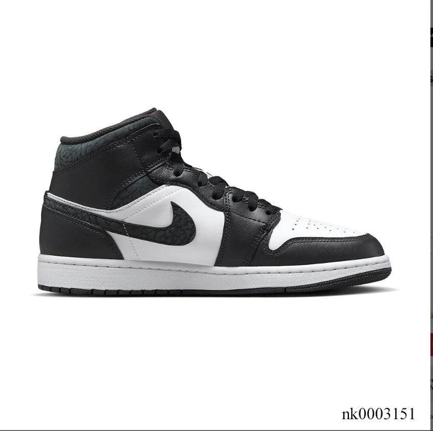 Air Jordan 1 Mid SE Panda Elephant Shoes Sneakers by Air Jordan