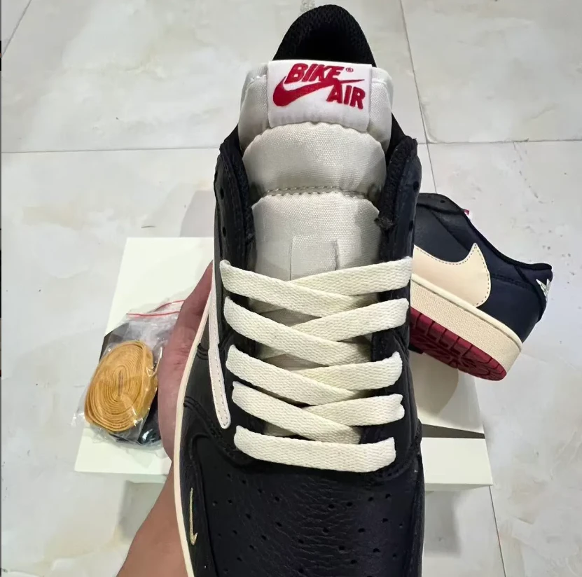 Nigel Sylvester x Travis Scott x Air Jordan 1 Low OG Shoes Sneakers by Air Jordan