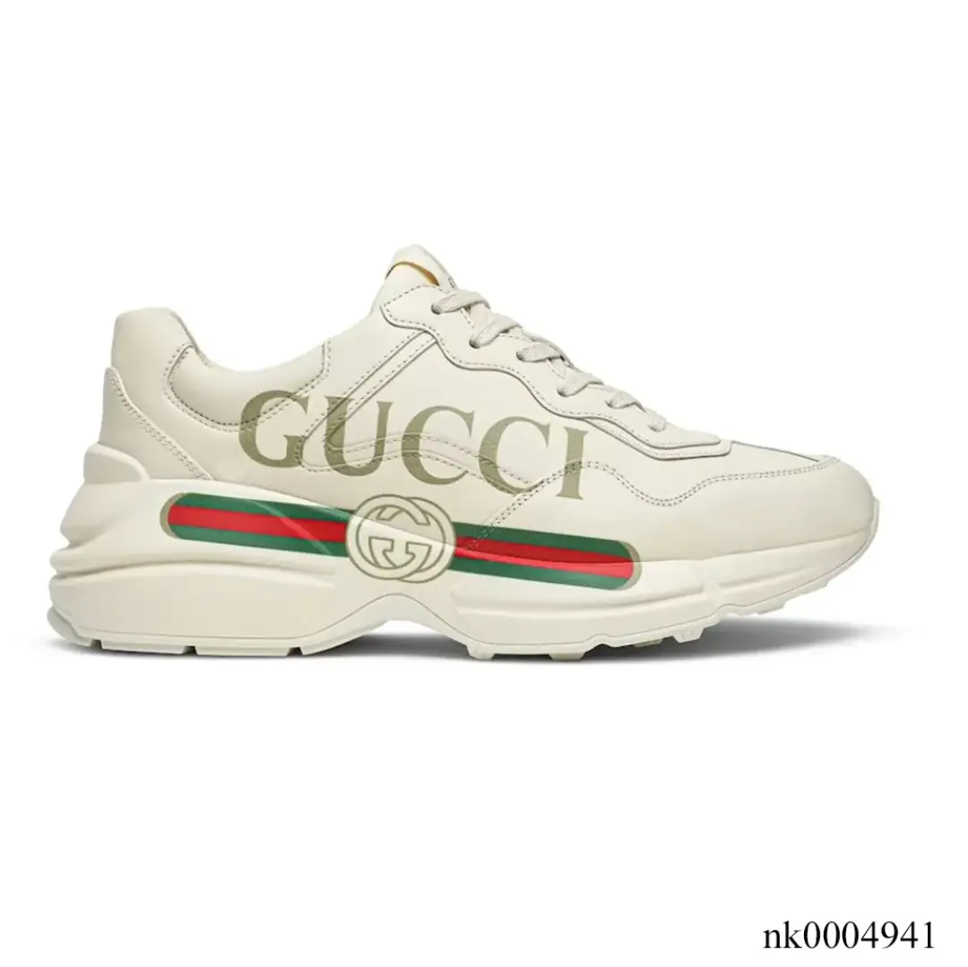 GG Rhyton Canvas Logo Shoes Sneakers by Air Jordan