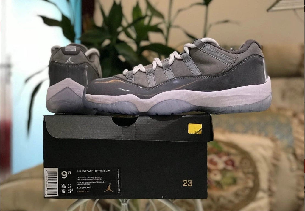 Air Jordan 11 Low Cool Grey Shoes Sneakers by Air Jordan