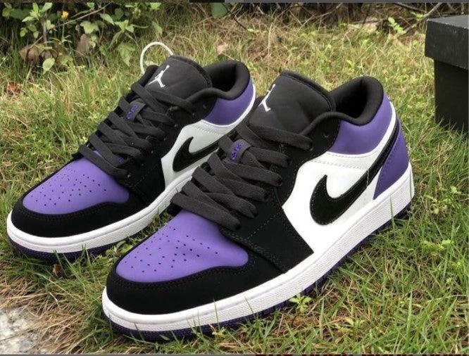 Air Jordan 1 Low Court Purple (GS) Shoes Sneakers by Air Jordan