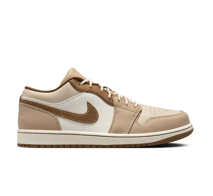 Air Jordan 1 Hemp Light British Tan Sneakers by Air Jordan
