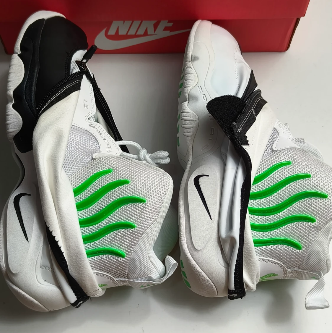 Air Zoom Flight The Glove SL ‘White Poison Green’ Shoes Sneakers by Air Jordan