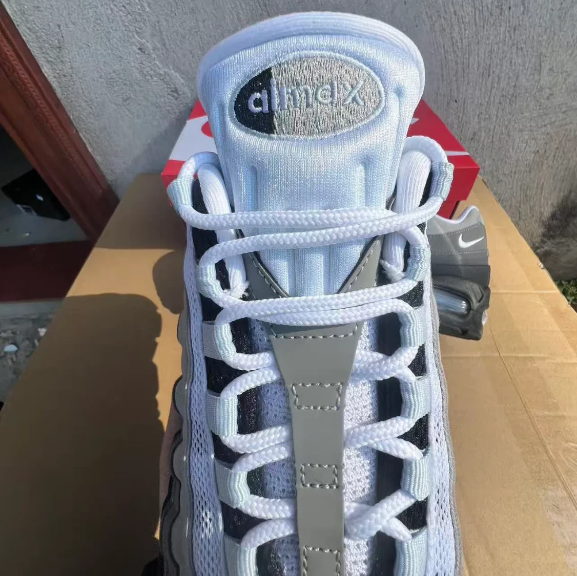 Air Jordan 95 OG Big Bubble Blue Tint Shoes Sneakers by Air Jordan