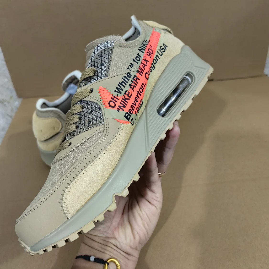 OW x Airforce Max 90 ‘Desert Ore’ Shoes Sneakers by Air Jordan