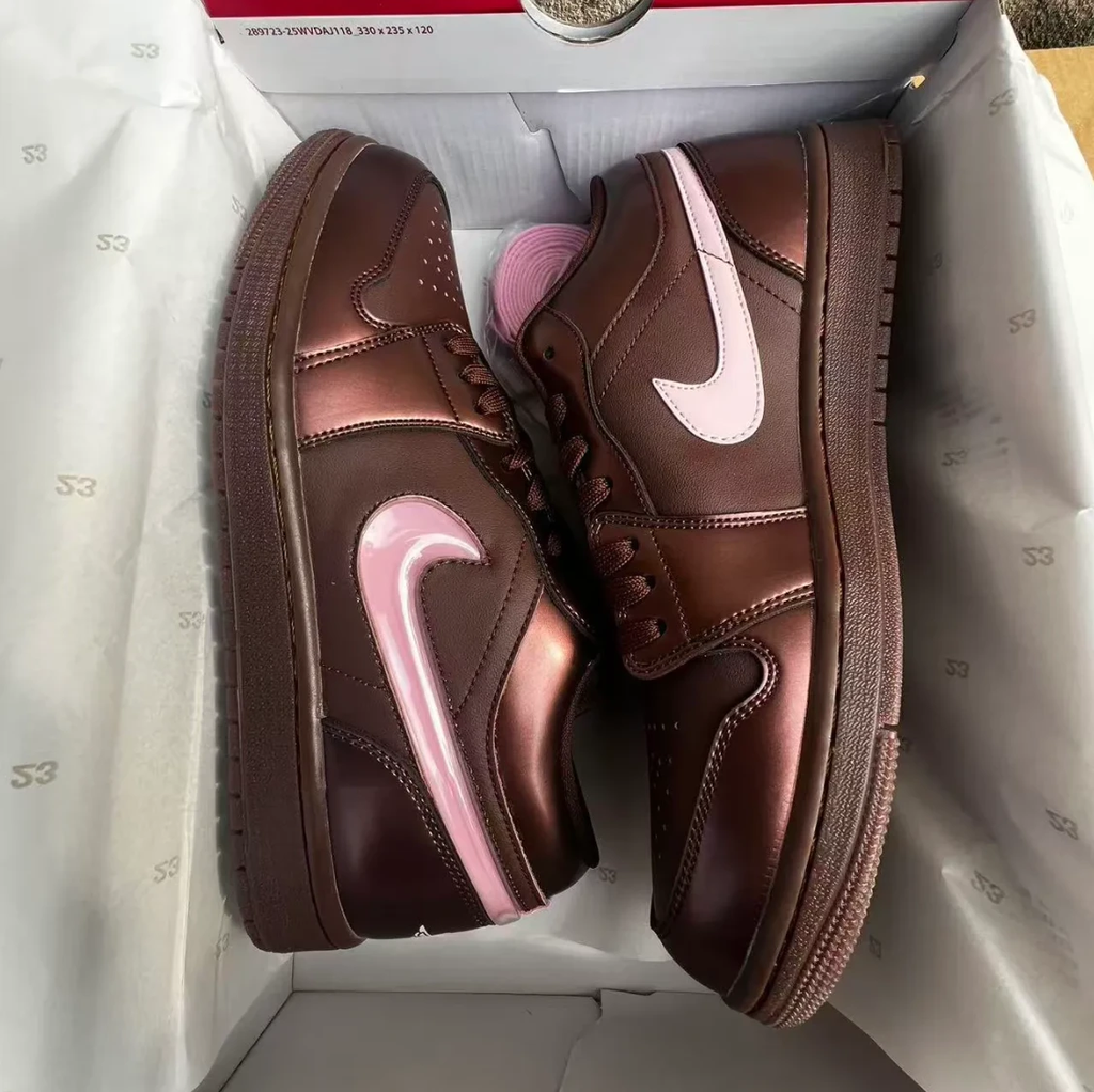 Air Jordan 1 Low ‘Chocolate Valentine’s Day’ Shoes Sneakers by Air Jordan