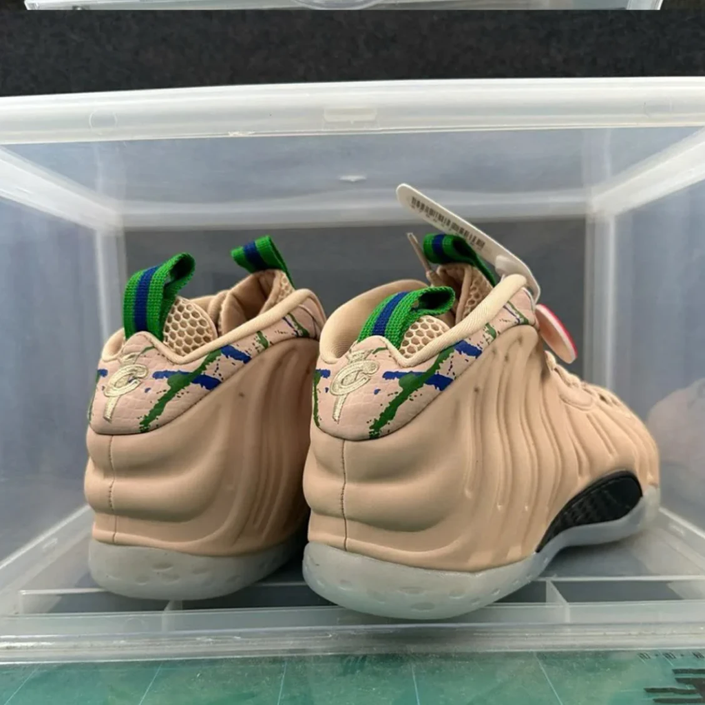 Air Foamposite One Particle Beige Shoes Sneakers by Air Jordan