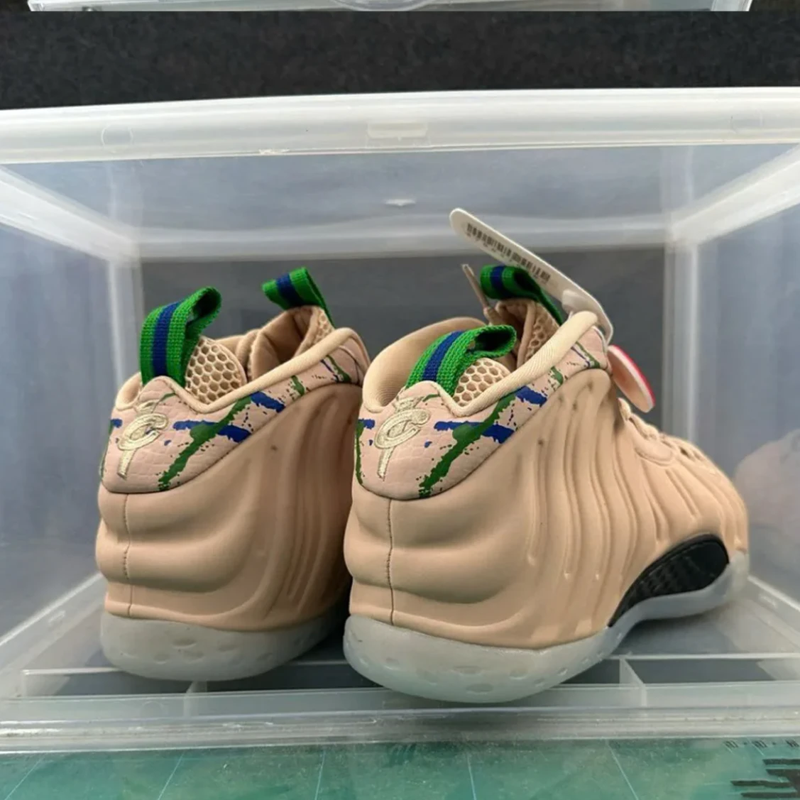 Air Foamposite One Particle Beige Shoes Sneakers by Air Jordan