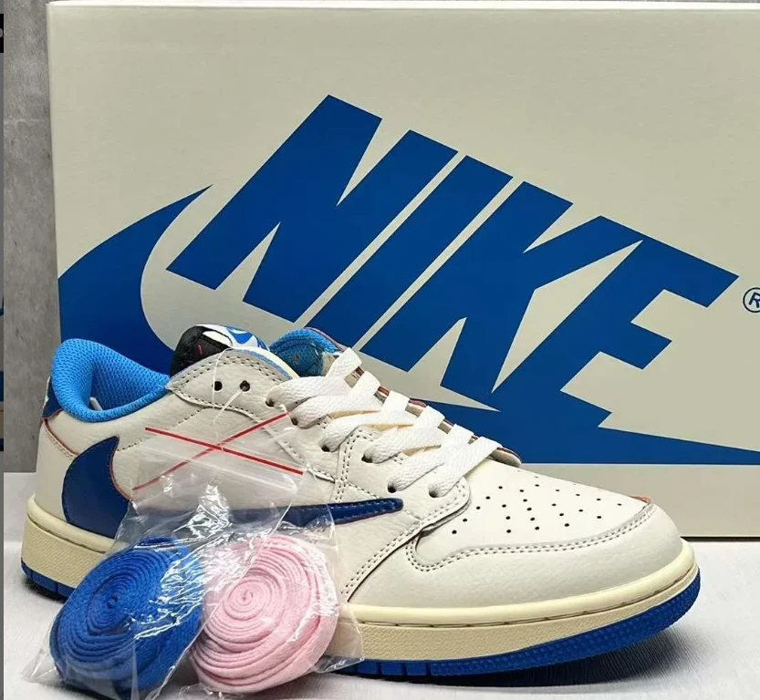 Travis Scott x Fragment x AJ 1 Low 2025 Shoes Sneakers by Air Jordan