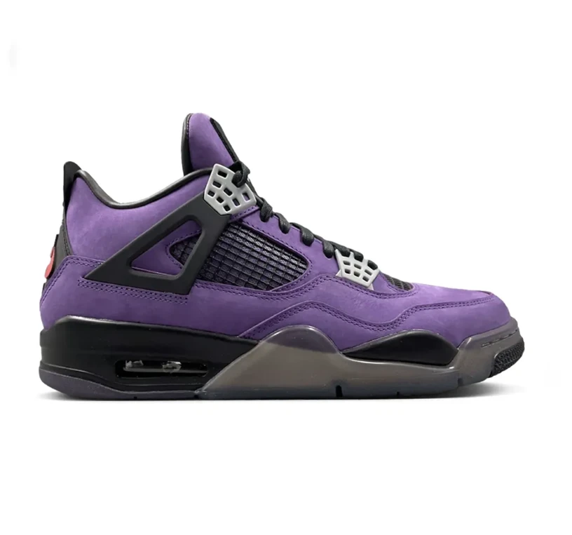 Travis Scott x AJ 4 F&F Dynasty Purple Shoes Sneakers by Air Jordan