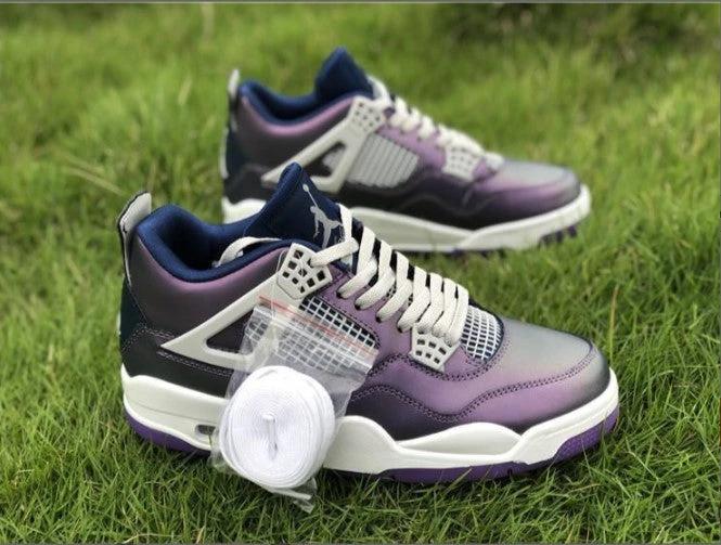 Air Jordan 4 Retro Monsoon Blue (GS) Shoes Sneakers by Air Jordan