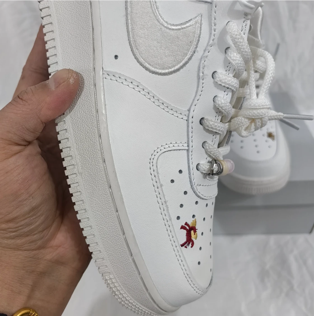 Air Force 1 Chenille Swoosh Year Of The Horse Shoes Sneaker by Air Jordan