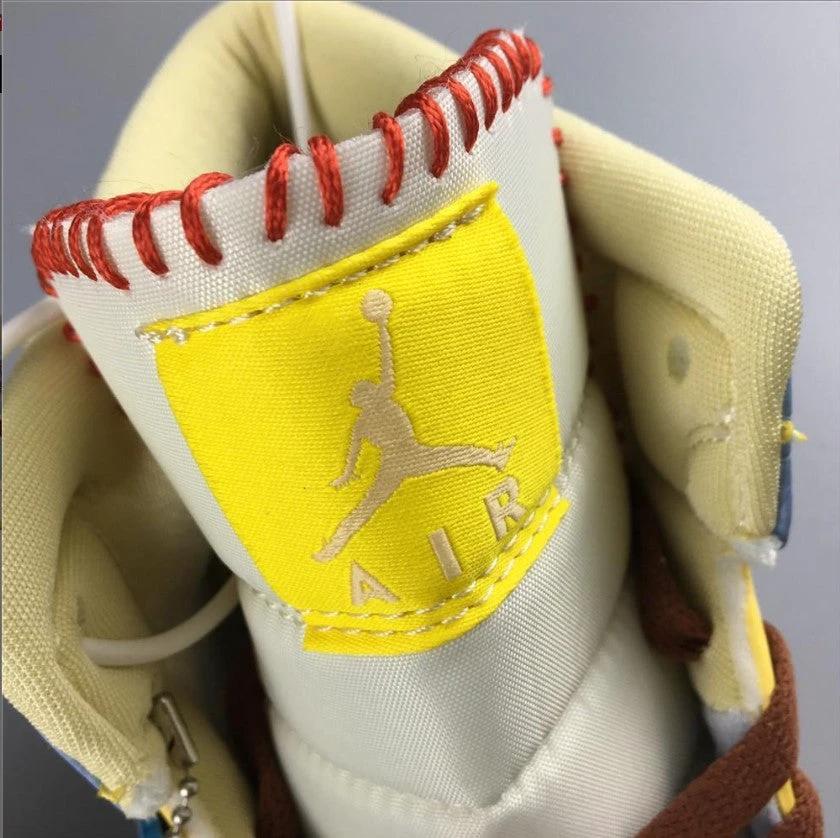 Air Jordan 1 Mid SE Fearless Maison Chateau Rouge Shoes Sneakers by Air Jordan