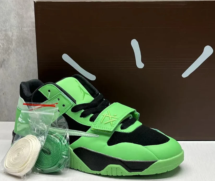Travis Scott x Jumpman Jack Green Spark Shoes Sneakers by Air Jordan