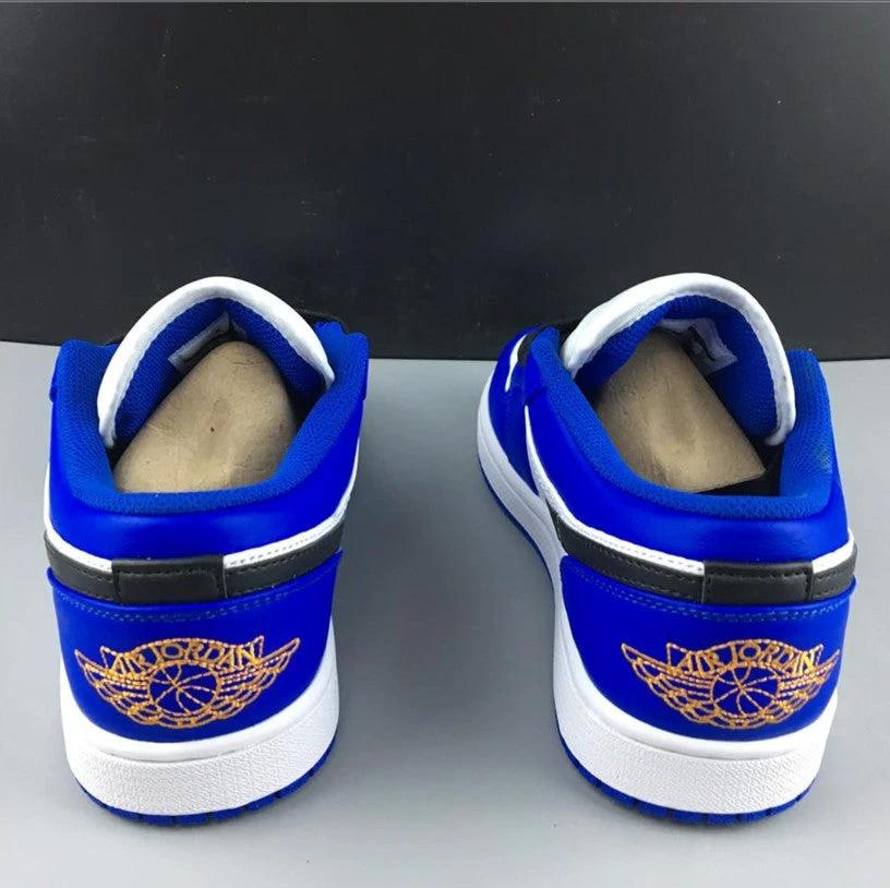 Air Jordan 1 Low Hyper Royal Orange Peel Shoes Sneakers by Air Jordan