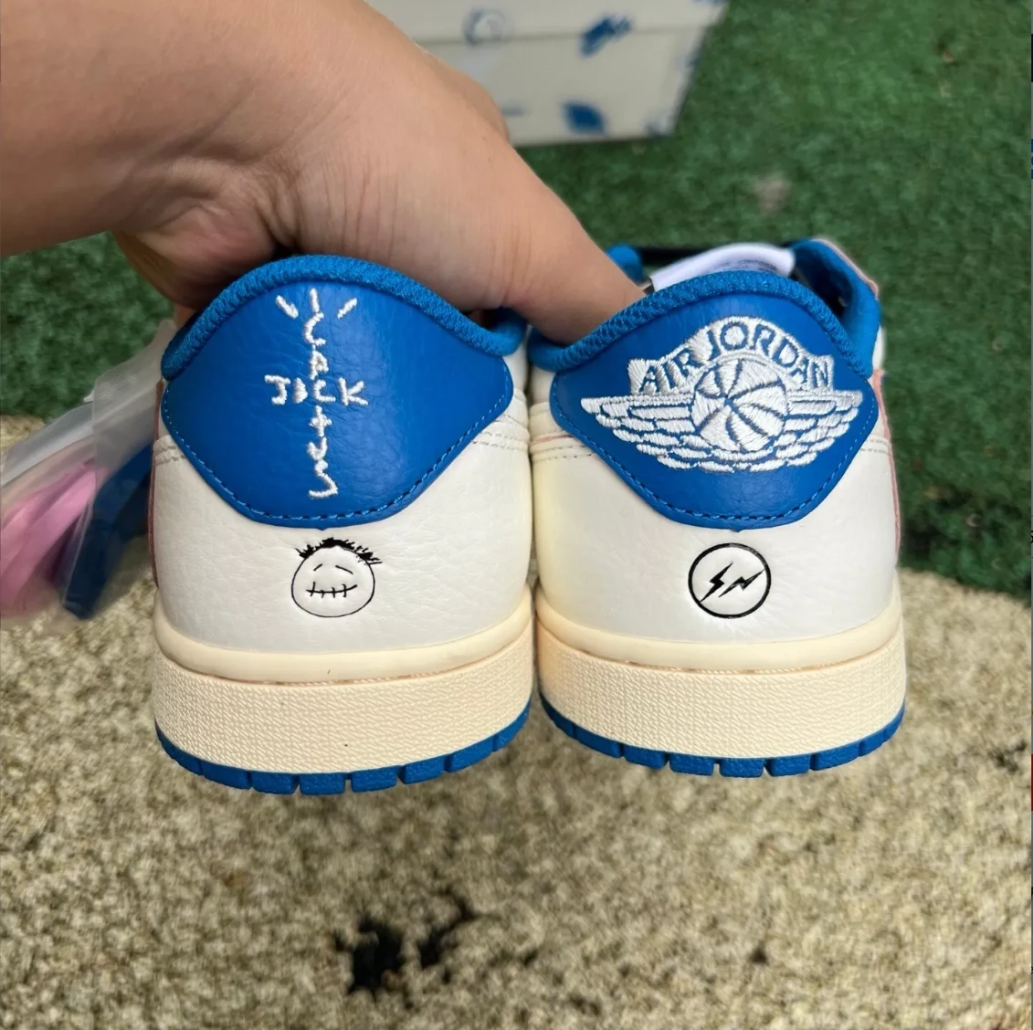 Travis Scott x Fragment x Air Jordan 1 Low 2025 Shoes Sneakers by Air Jordan