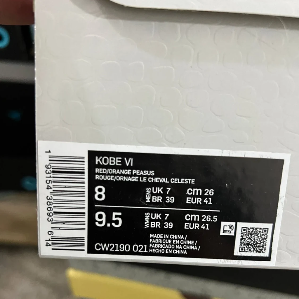 Kobe 6 Year Of The Horse Shoes Sneakers by Air Jordan