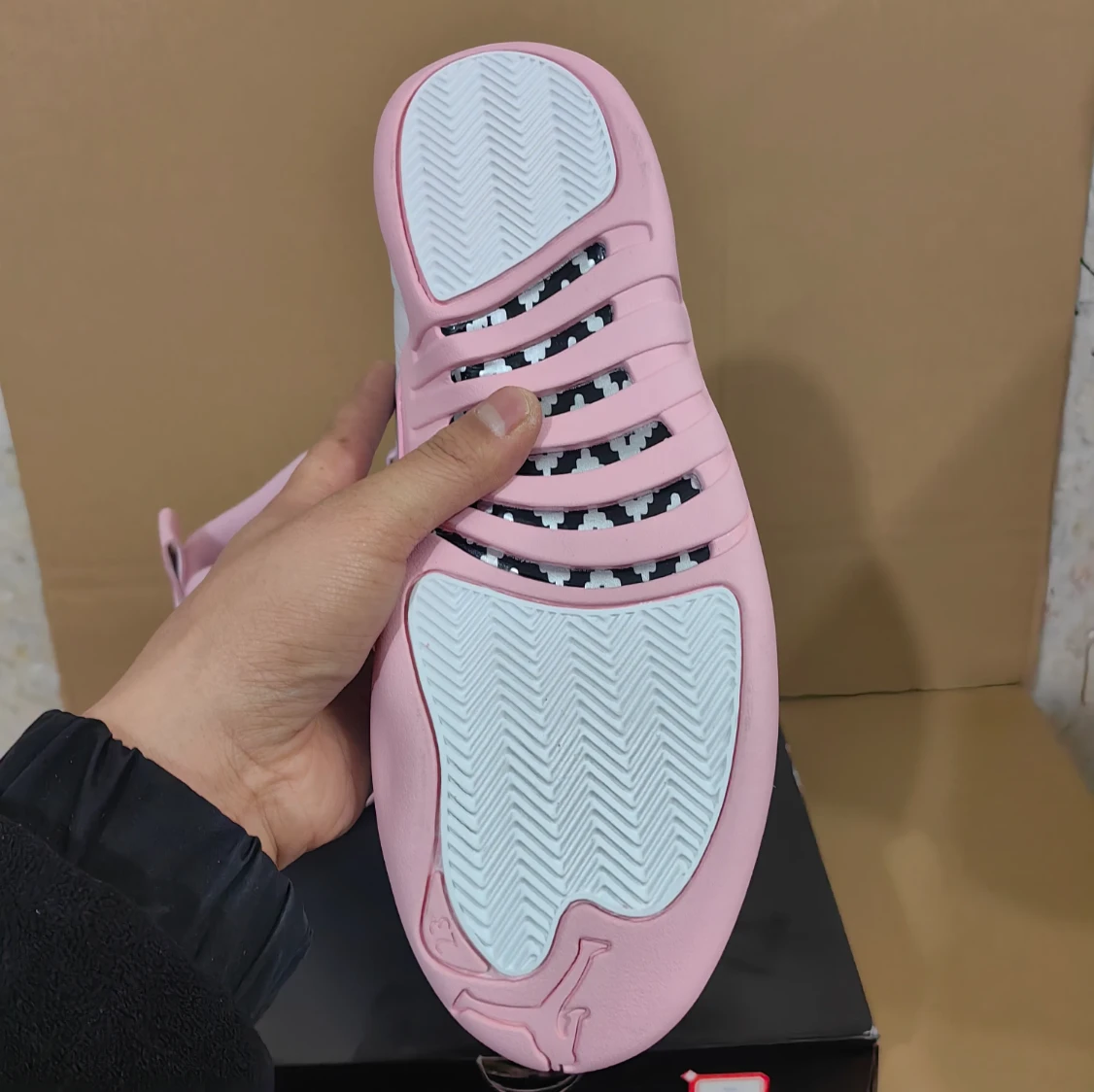 Air Jordan 12 White Pearl Pink Shoes Sneakers by Air Jordan