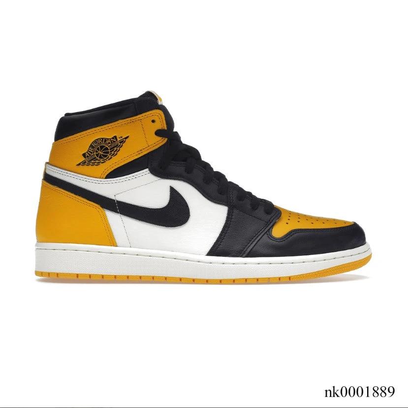 Air Jordan 1 Taxi Yellow Toe Shoes Sneakers by Air Jordan