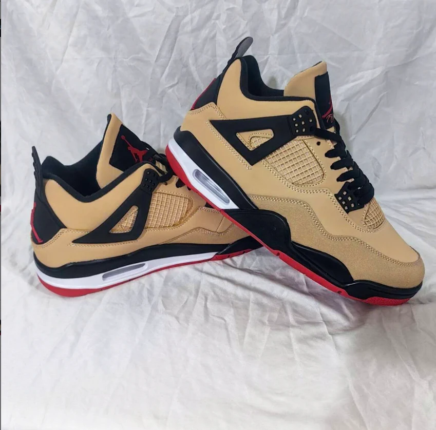 Air Jordan 4 Pizza Shoes Sneakers by Air Jordan