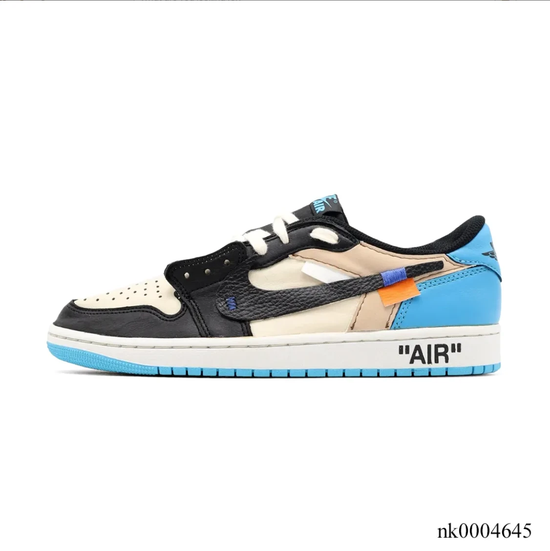 OW x Air Jordan 1 Low OG UNC Shoes Sneakers by Air Jordan