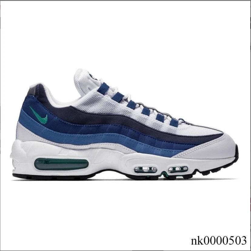 Air Max 95 White Slate Blue Shoes Sneakers by Air Jordan
