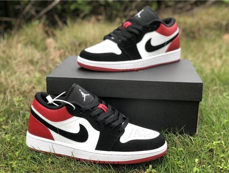 Air Jordan 1 Low Black Toe Shoes Sneakers by Air Jordan