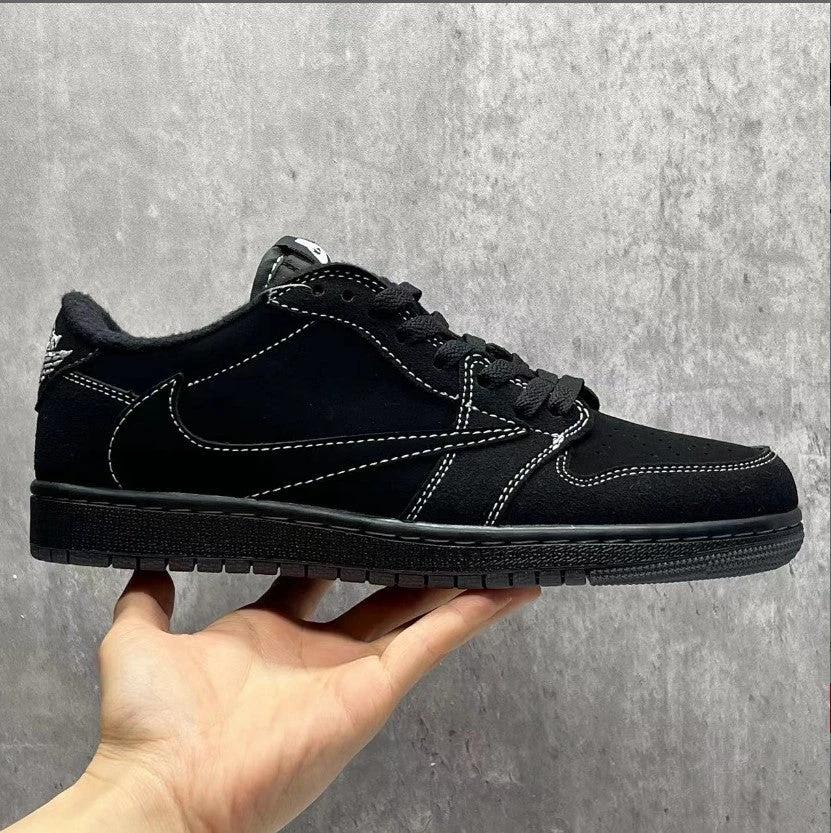 Travis Scott x Air Jordan 1 Low Black Phantom Shoes Sneakers by Air Jordan