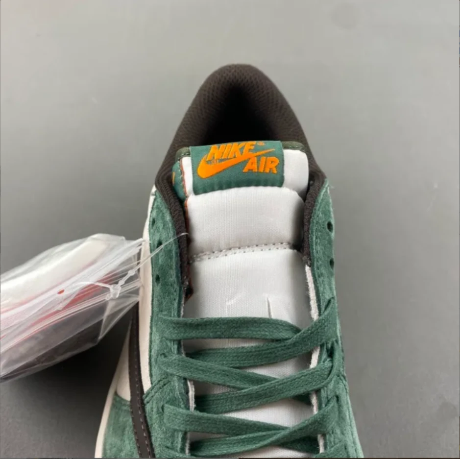 Travis Scott x Air Jordan 1 Low OG SP Green Velvet Shoes Sneakers by Air Jordan