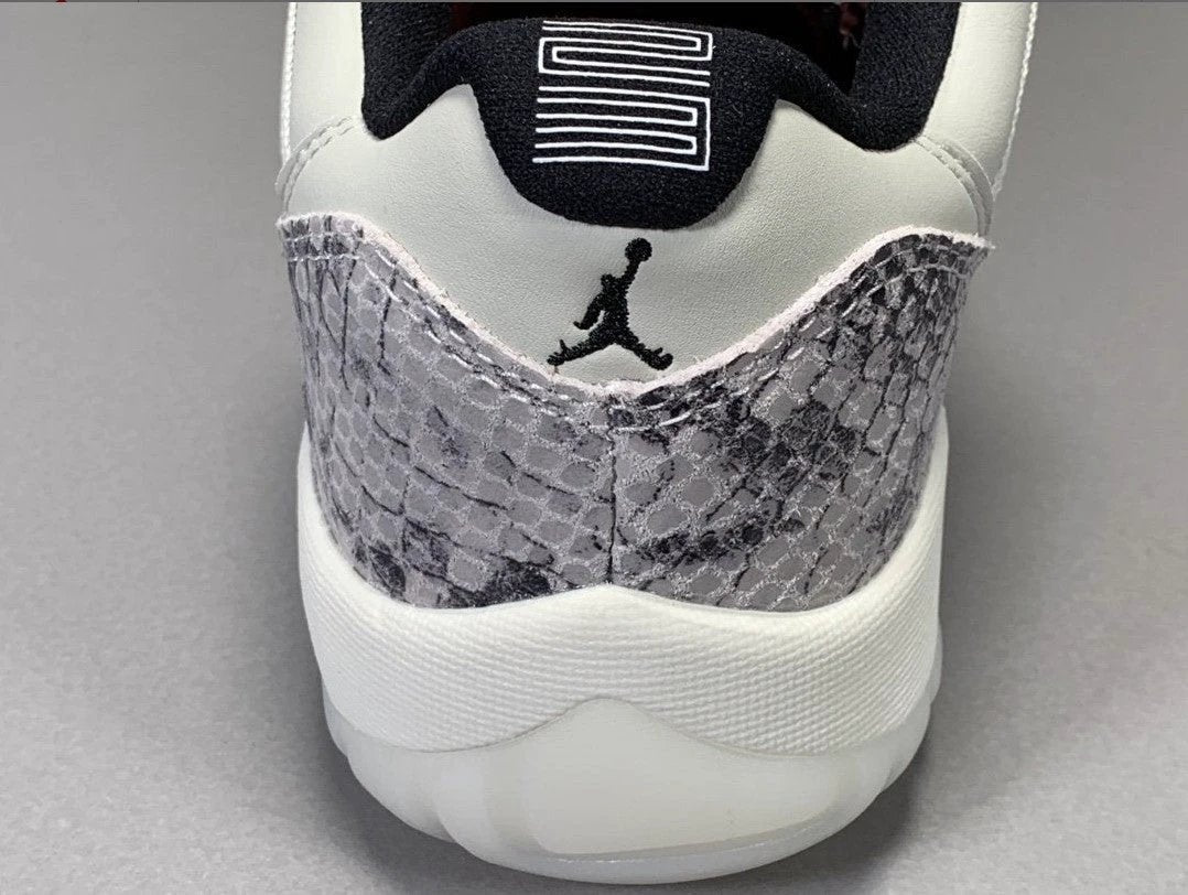 Air Jordan 11 Low Snake Light Bone Shoes Sneakers by Air Jordan