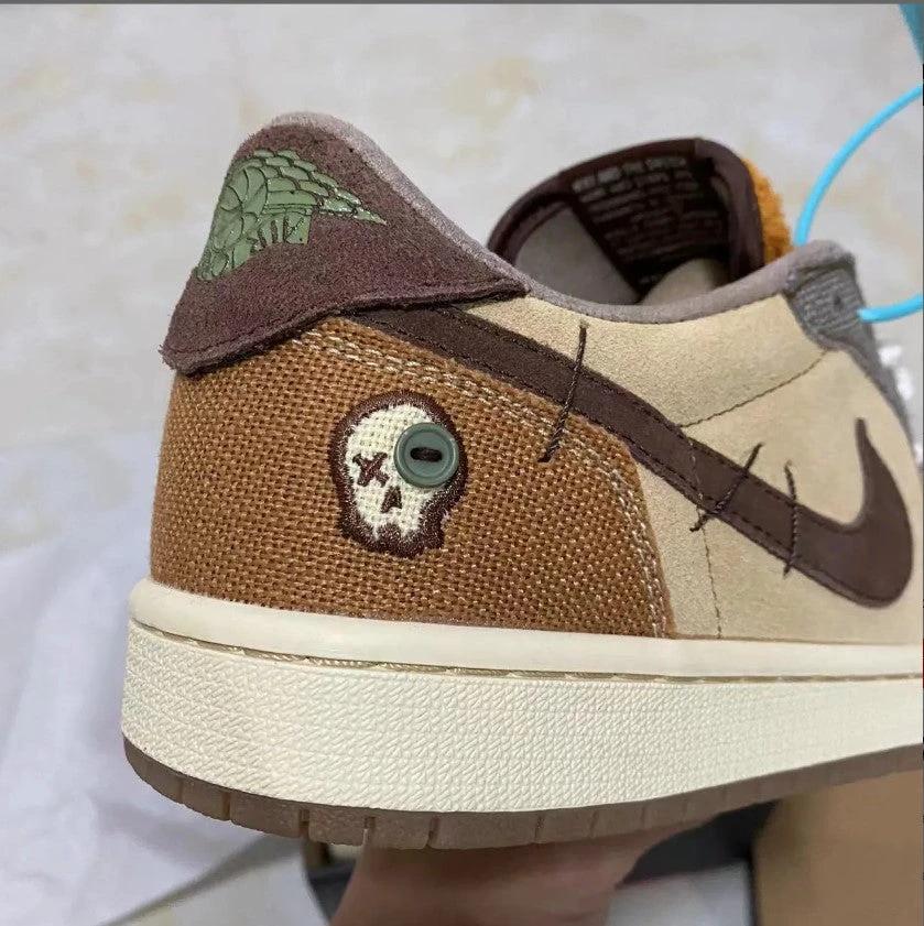 Zion Williamson x Air Jordan 1 Low OG Voodoo Shoes Sneakers by Air Jordan