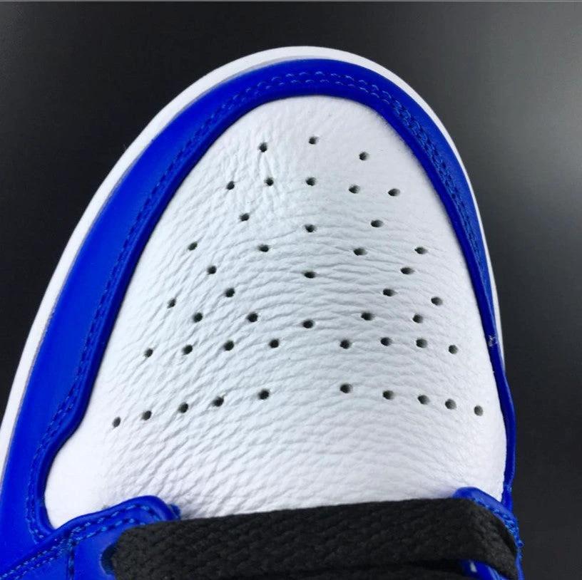 Air Jordan 1 Low Hyper Royal Orange Peel Shoes Sneakers by Air Jordan