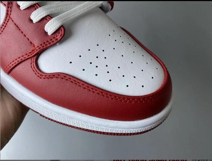 Air Jordan 1 Low Gym Red White Shoes Sneakers by Air Jordan