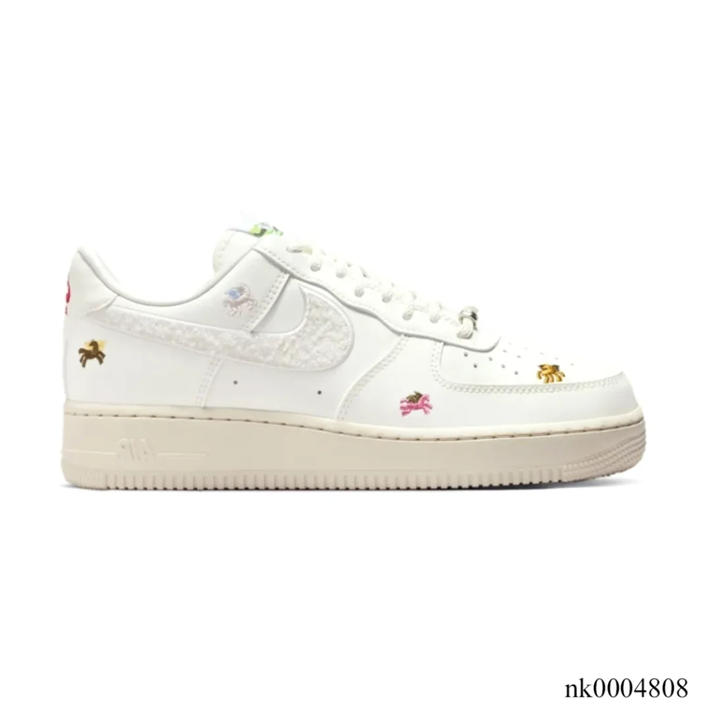 Air Force 1 Chenille Swoosh Year Of The Horse Shoes Sneaker by Air Jordan