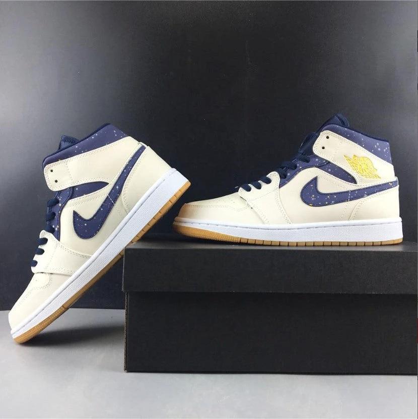 Air Jordan 1 Retro Mid Jeter Shoes Sneakers by Air Jordan