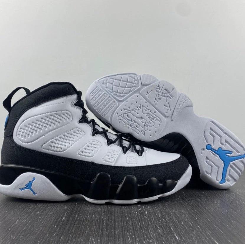 Air Jordan 9 Black University Blue Shoes Sneakers by Air Jordan