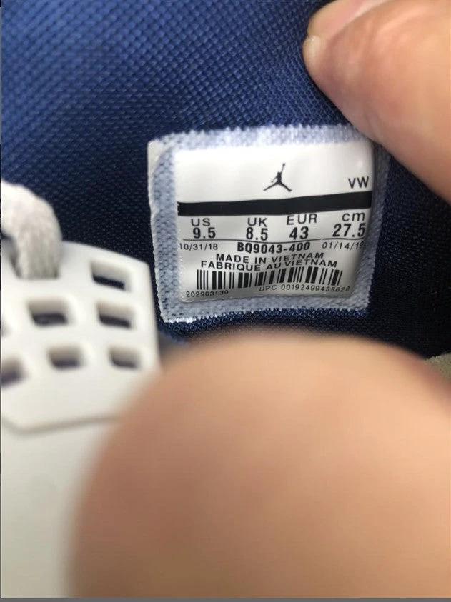 Air Jordan 4 Retro Monsoon Blue (GS) Shoes Sneakers by Air Jordan