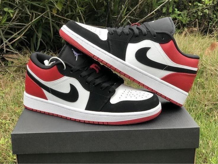 Air Jordan 1 Low Black Toe Shoes Sneakers by Air Jordan