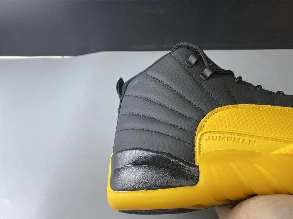 Air Jordan 12 Retro Black University Gold Shoes Sneakers by Air Jordan